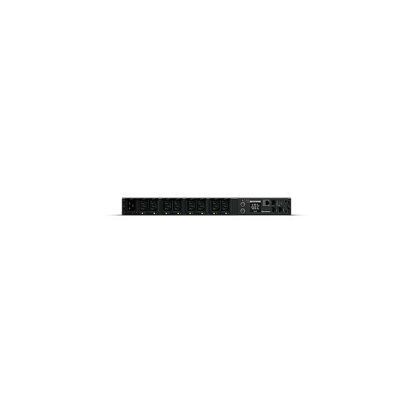 CyberPower Systems CyberPower PDU41005, Switched PDU, Rackmount 1U, Switched PDU, Eingang 230V/16A (1), Ausgang IEC-320 C13 (8), SNMP-Netzwerkanschluss, PowerPanel Software, Managed, Geändert, 1U, Einphasig, Horizontal, Stahl, Schwarz