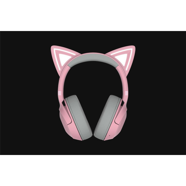 Razer Kraken Kitty V2 BT, Kabellos, Gaming, 20 - 20000 Hz, 350 g, Kopfhörer, Pink