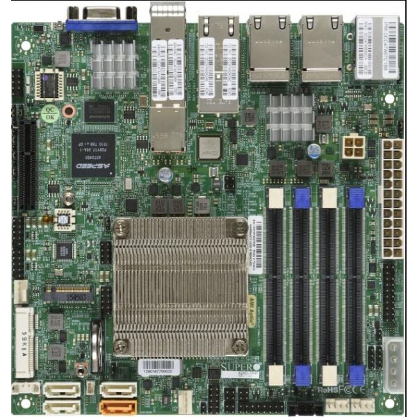 Supermicro A2SDI-16C-TP8F-B Bulk - Mainboard - Mini-ITX