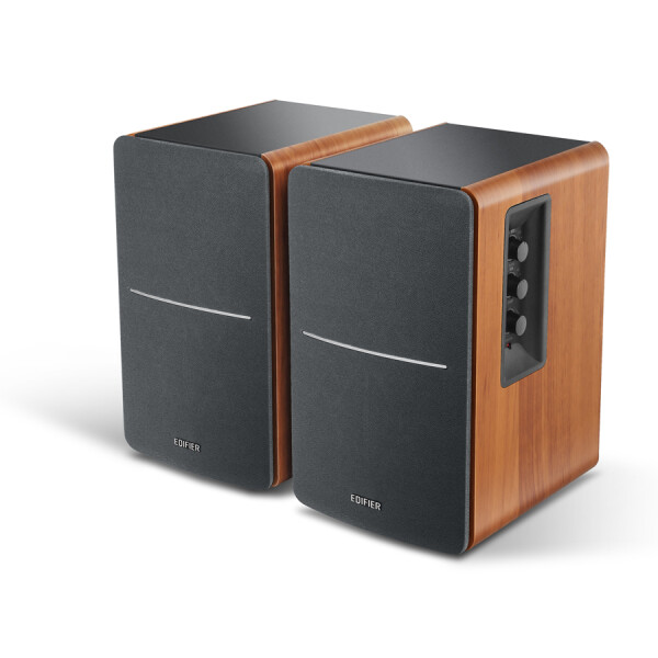 Edifier R1280Ts, 2-Wege, 1.0 Kanäle, Kabelgebunden, 42 W, 6 Ohm, Grau, Holz