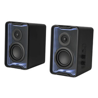 Edifier QR30 Desktoplautsprecher schwarz Bluetooth RGB...
