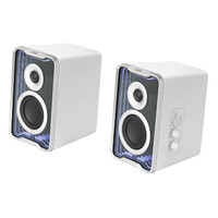 Edifier QR30 Desktoplautsprecher weiss Bluetooth RGB...
