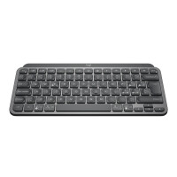 Logitech MX Keys Mini, Mini, Kabellos, RF Wireless + Bluetooth, QWERTY, LED, Graphit