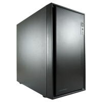 LC-Power 2016MB, Micro Tower, PC, Schwarz, micro ATX, Mini-ITX, Metall, Kunststoff, 15,5 cm