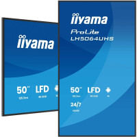 Iiyama LH5064UHS-B1AG, Digital Signage Flachbildschirm, 127 cm (50"), 3840 x 2160 Pixel, WLAN, 24/7