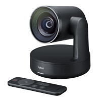 Logitech 960-001237, Gruppen-Videokonferenzsystem, 4K Ultra HD, 60 fps, 15x, Schwarz