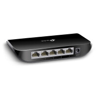 TP-LINK 5-Port-Gigabit-Desktop-Switch, Unmanaged, Gigabit Ethernet (10/100/1000), Vollduplex