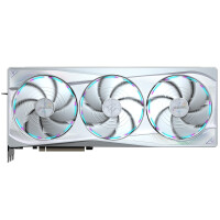 Gigabyte AORUS GeForce RTX 5090 MASTER ICE 32G Grafikkarte - 32 GB GDDR7, 512 Bit, PCI-E 5.0, 2655MHz Kernfrequenz, 3 x DP 2.1a, 1 x HDMI 2.1b, NVIDIA DLSS 4, GV-N5090AORUSM ICE-32GD, GeForce RTX 5090, 32 GB, GDDR7, 512 Bit, 7680 x 4320 Pixel, PCI Express