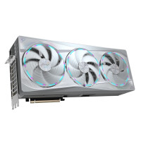 Gigabyte AORUS GeForce RTX 5090 MASTER ICE 32G Grafikkarte - 32 GB GDDR7, 512 Bit, PCI-E 5.0, 2655MHz Kernfrequenz, 3 x DP 2.1a, 1 x HDMI 2.1b, NVIDIA DLSS 4, GV-N5090AORUSM ICE-32GD, GeForce RTX 5090, 32 GB, GDDR7, 512 Bit, 7680 x 4320 Pixel, PCI Express