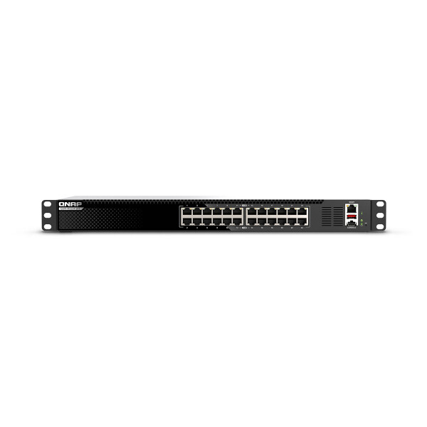 QNAP QSW-M3224-24T, Managed, L3, 10G Ethernet (100/1000/10000), Rack-Einbau, 1U