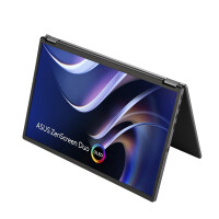 ASUS ZenScreen Duo OLED MQ149CD, 35,6 cm (14"), 1920 x 1200 Pixel, WUXGA, OLED, 1 ms, Silber