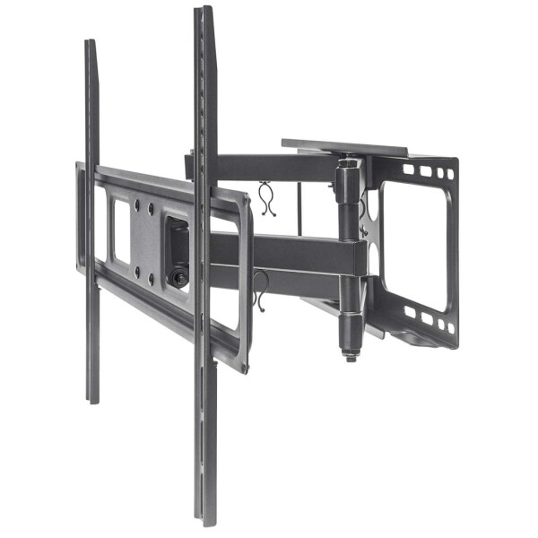 Manhattan Universal Basic TV-Wandhalterung, neig- und schwenkbar, Geeignet für Flachbildschirme und Curved Displays von 37" bis 70"* und bis zu 40 kg, neig- und schwenkbar, schwarz, 40 kg, 94 cm (37"), 177,8 cm (70"), 100 x 100 mm, 600 x 400 mm, Schwarz