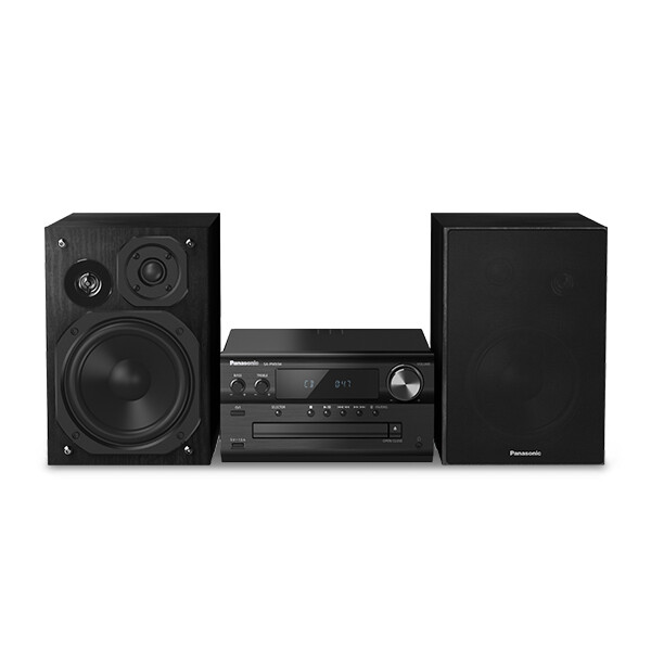 Panasonic SC-PMX94, Home-Audio-Minisystem, Schwarz, 120 W, 3-Wege, 10%, 24-bit/192kHz
