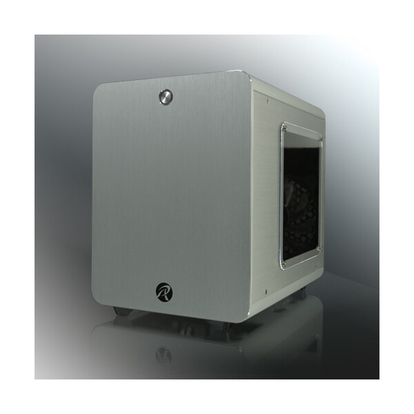 RAIJINTEK Metis Plus, Micro Tower, PC, Silber, Mini-ITX, Aluminium, Stahl, Heimbüro