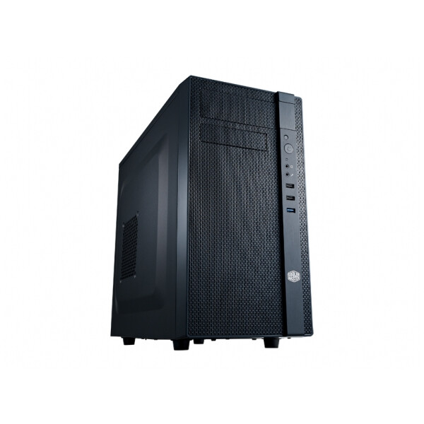 Cooler Master N200, Mini Tower, PC, Schwarz, micro ATX, Mini-ITX, Kunststoff, Stahl, Heimbüro