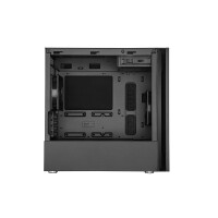 Cooler Master Silencio S400, Midi Tower, PC, Schwarz, micro ATX, Mini-ITX, Kunststoff, Stahl, 16,7 cm