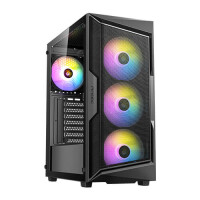 Antec AX61 Elite, Midi Tower, PC, Schwarz, ATX, ITX,...