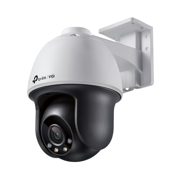 TP-LINK VIGI 4MP Outdoor Full-Color Pan Tilt Netzwerkkamera, IP-Sicherheitskamera, Innen & Außen, Kabelgebunden, RCM, BSMI, VCCI, NTRA, KC, Decke/Wand, Schwarz, Weiß