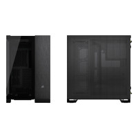 Corsair CC-9011283-WW, Midi Tower, PC, Aluminium, Schwarz, ATX, Stahl, Gehärtetes Glas, Gaming