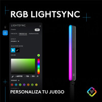Logitech G Litra Beam LX, LED, 400 lm, 2700 K, 6500 K, Schwarz, AC