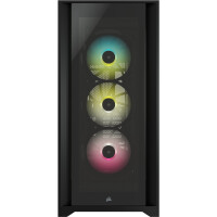 Corsair iCUE 5000X RGB, Midi Tower, PC, Schwarz, ATX,...