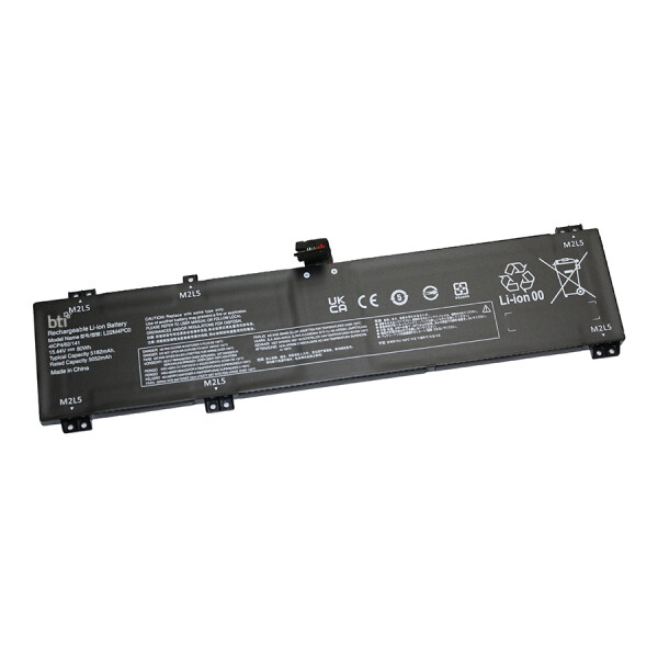 Origin Storage BTI replacement 4 cell battery for LENOVO THINKBOOK 16P G4 IRH, 16P G4 IRH 21JB, 16P G5 IRX, 16P G5 IRX 21N5, LEGION PRO 5 16IRX8, 5180 mAh, 80 Wh, Lithium-Ion (Li-Ion), 15,44 V, Schwarz, 1 Stück(e)