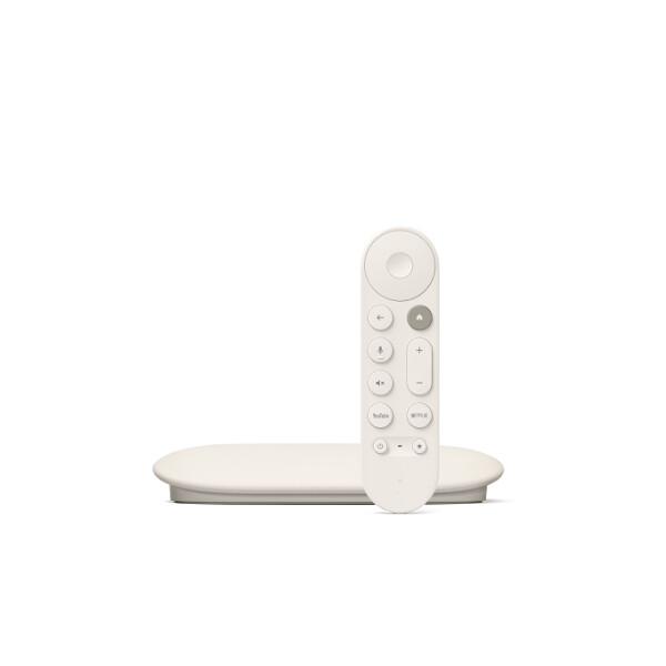 Google TV Streamer (4K), Weiß, 32 GB, 4K Ultra HD, Dolby Vision, High Dynamic Range 10+ (HDR10 Plus), Dolby Atmos