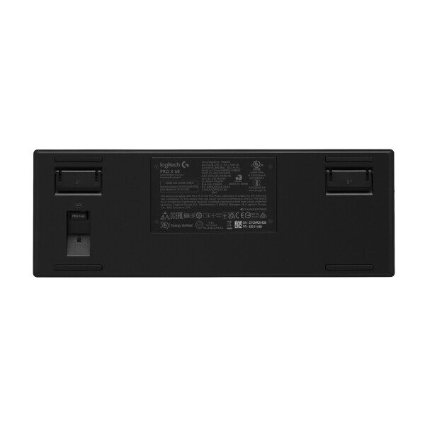 Logitech G PRO X 60, Verkabelt & Kabellos, USB + RF Wireless + Bluetooth, Mechanischer Switch, QWERTZ, RGB-LED, Schwarz