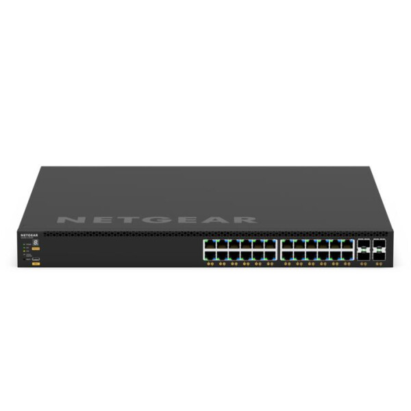 Netgear GSM4328-100AJS, Managed, L3, Gigabit Ethernet (10/100/1000), Power over Ethernet (PoE), Rack-Einbau, 1U
