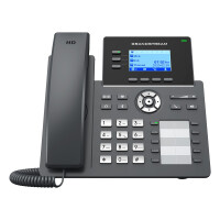 Grandstream GRP2604P, IP-Telefon, Schwarz,...