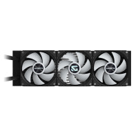 Gigabyte GAMING 360 Flüssigkeitskühler für CPU - 3x120 mm ARGB-Lüfter, Schiebe-Verriegelungsmechanismus, DAISY-CHAIN, Kompatibel mit Intel LGA 1851 und AMD AM5, All-in-One-Flüssigkeitskühler, 12 cm, Schwarz