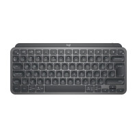Logitech MX Keys Mini For Business, Kabellos, RF Wireless + Bluetooth, Scherenschalter, QWERTY, LED, Graphit