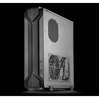 SilverStone RVZ03, Niederprofil (superflach), PC, Schwarz, Mini-DTX, Mini-ITX, Kunststoff, Stahl, 8,3 cm