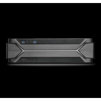 SilverStone RVZ03, Niederprofil (superflach), PC, Schwarz, Mini-DTX, Mini-ITX, Kunststoff, Stahl, 8,3 cm