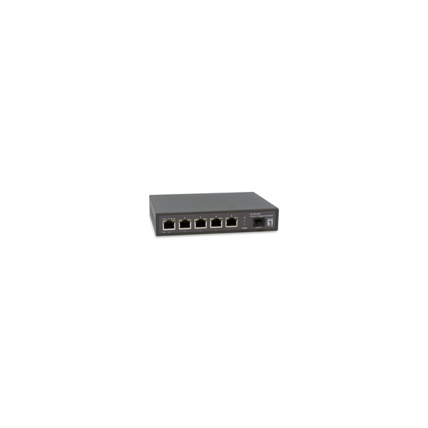 LevelOne Switch 6x GE GEP-0625 2.5GbE 57W 8xPoE+ sw - Switch - 35 Gbps