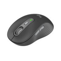 Logitech Signature Slim Combo MK950, Kabellos, RF Wireless + Bluetooth, Scherenschalter, QWERTZ, Graphit, Maus enthalten