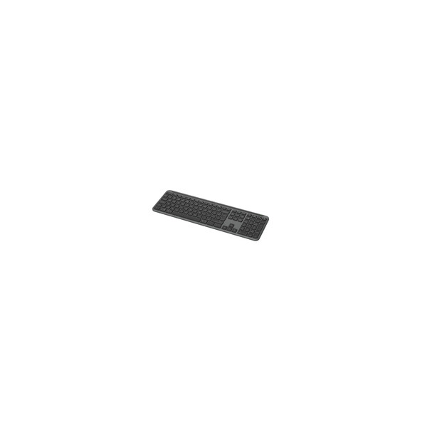Logitech Signature Slim K950, Volle Größe (100%), Kabellos, RF Wireless + Bluetooth, Scherenschalter, QWERTY, Graphit