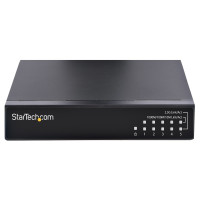 StarTech.com Unmanaged 2.5G Switch - 5 Port Gigabit Switch - 2.5GBASE-T Unmanaged Ethernet Switch - Ethernet Splitter - Din Rail oder Wandmontage - Multi-Gigabit - Auto-MDIX - 9K Jumbo, Unmanaged, 2.5G Ethernet (100/1000/2500), Vollduplex, Wandmontage