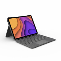 Logitech Folio Touch, QWERTZ, Schweiz, Trackpad, 1,8 cm, 1 mm, Apple