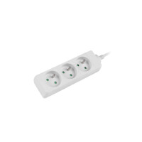 Lanberg PS0-03E-0150-W, 1,5 m, 3 AC-Ausgänge,...