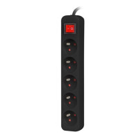 Lanberg PS1-05E-0150-BK, 1,5 m, Drinnen, Typ E, Gerade,...