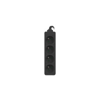 Lanberg PS0-04E-0150-BK, 1,5 m, 4 AC-Ausgänge,...