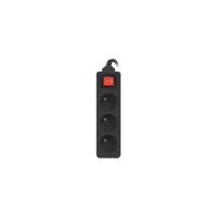 Lanberg PS1-03E-0150-BK, 1,5 m, 3 AC-Ausgänge,...