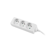 Lanberg PS0-03E-0300-W, 3 m, 3 AC-Ausgänge, Indoor,...