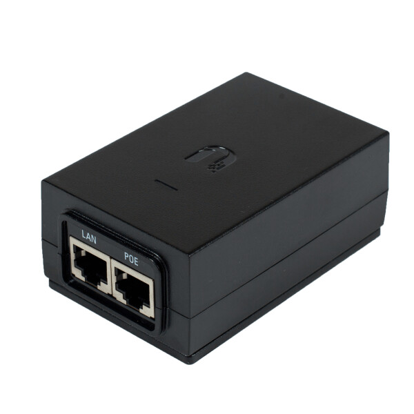 Ubiquiti POE-48-24W, Schwarz, CE, FCC, IC, UL, 48 V, 100 - 240 V, 50/60 Hz, 0.4 - 0.6 A