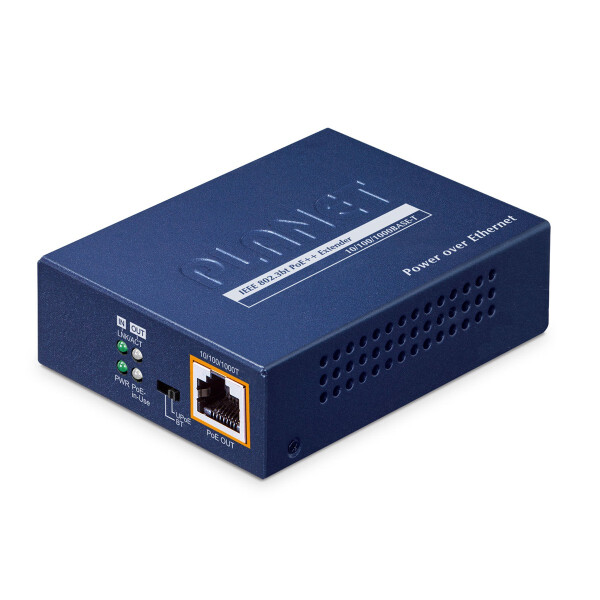 Planet POE-E301, Netzwerksender & -empfänger, 400 m, Blau, Metall, FCC Part 15 Class A, CE, 0 - 50 °C