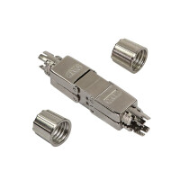 LogiLink MP0057, Cat.6A, Cat.7, Cat.7A, Metallisch,...