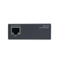 Planet POE-172S, IEEE 802.3, IEEE 802.3ab, IEEE 802.3af, IEEE 802.3at, IEEE 802.3u, 10/100/1000Base-T(X), Schwarz, Metall, 0 - 50 °C, -10 - 70 °C