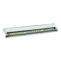 Equip 48-Port Cat.6 Geschirmtes Patch Panel, Hellgrau,...