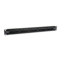Equip 125298, RJ-45, Cat3, Schwarz, Rackeinbau, 1U, RoHS